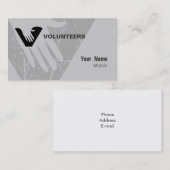 ボランティア 名刺 (正面/裏面)