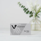 ボランティア 名刺 (スタンド正面)