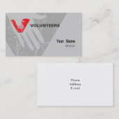 ボランティア 名刺 (正面/裏面)