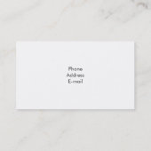 ボランティア 名刺 (裏面)