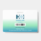 ボランティア ID バッジ (裏面)
