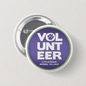 "ボランティア、LRAV"ボタン 缶バッジ (正面&裏面)