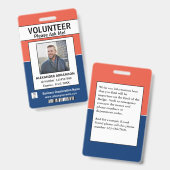 ボランティアIDカーモダンドMe頼ロゴカスタムバッジ バッジ (正面＆裏面)