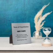 ボランティカスタムア・サービス賞（シルバー）の創設 フォトプラーク (インサイチュ)