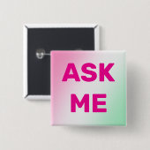 ボランティモダンア用ソフトピ頼ック「ME」ボタン 缶バッジ (正面&裏面)