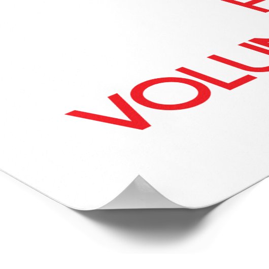 ボランティ保アワーカーを抱き締める ポスター (角)