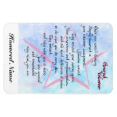 ボランティ感謝していア・感謝マグネット マグネット (横)