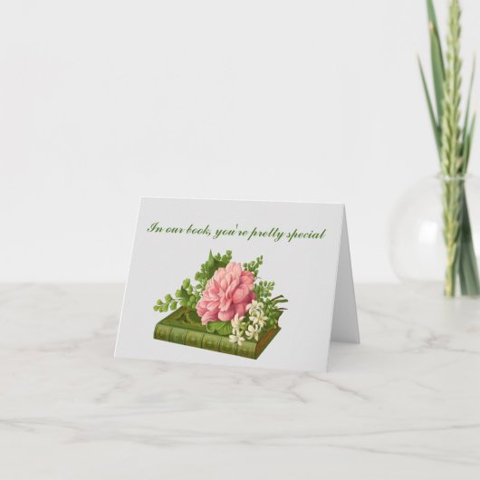 ボランテ感謝していィア向け、カスタマイズ可能 サンキューカード (正面)