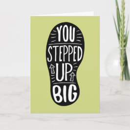 ボランテ感謝していィア – 大きくなった！ サンキューカード