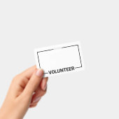 ボランテ空白のィアバッジ バッジ (手持ち)