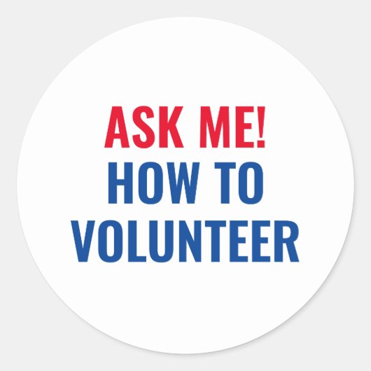 ボラン頼ティア赤白青シンプル ラウンドシール (正面)