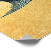 ボラ広重の魚日本のプリント ポスター (角)