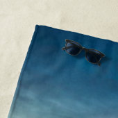 ボラ・ボラの夕日、熱帯写真 ビーチタオル (インサイチュ)