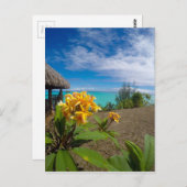 ボラ・ボラの風景 ポストカード (正面/裏面)