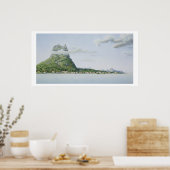 ボラ・ボラ島の眺め、「ボヤージオート」 ポスター (キッチン)