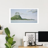 ボラ・ボラ島の眺め、「ボヤージオート」 ポスター (ホームオフィス)