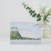 ボラ・ボラ島の眺め、「ボヤージオート」 ポストカード (スタンド正面)