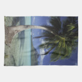 ボラ·ボラ、ポリネシフランスのア、オテマヌ山 キッチンタオル (横)