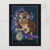 ボリアルナイトツリーフクロウの夜 シーズンポストカード (正面)
