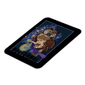 ボリアルナイトツリーフクロウの夜 マグネット (左側)