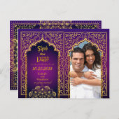 ボリウッドのアラビアの夜は日付を保存 案内ポストカード (正面/裏面)