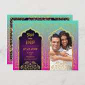 ボリウッドのアラビアの夜は日付を保存 案内ポストカード (正面/裏面)