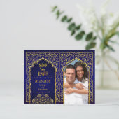 ボリウッドのアラビアの夜は日付を保存 案内ポストカード (スタンド正面)