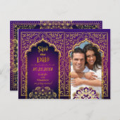 ボリウッドのアラビアの夜は日付を保存 案内ポストカード (正面/裏面)