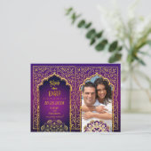 ボリウッドのアラビアの夜は日付を保存 案内ポストカード (スタンド正面)