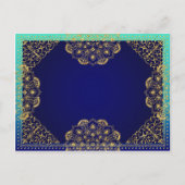 ボリウッドのアラビアの夜は日付を保存 案内ポストカード (裏面)