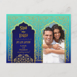 ボリウッドのアラビアの夜は日付を保存 案内ポストカード