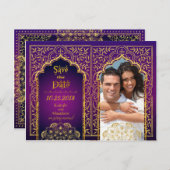 ボリウッドのアラビアの夜は日付を保存 案内ポストカード (正面/裏面)