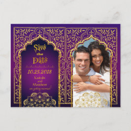 ボリウッドのアラビアの夜は日付を保存 案内ポストカード