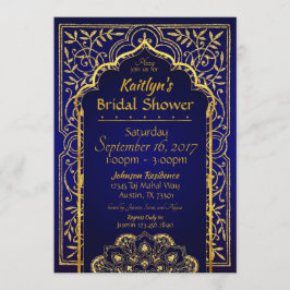 ボリウッドアラビアンナイツブライダルシャワー招待 招待状