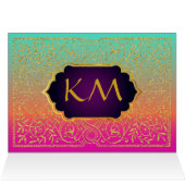 ボリウッドアラビアンナイトありがとうノートカード (内部横(上))