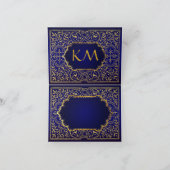 ボリウッドアラビアンナイトありがとうノートカード サンキューカード (内部)