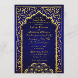 ボリウッドアラビアンナイト結婚式招待状 招待状