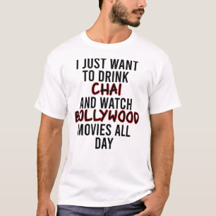 ボリウッドシャツ、インディアン映画、デシTシャツおもしろい、 Tシャツ