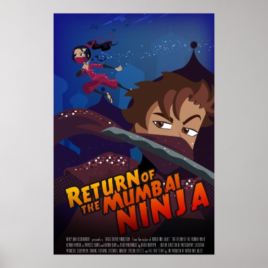 ボリウッドワナベ忍者ポスター ポスター (正面)