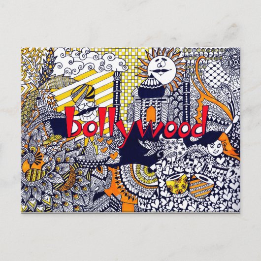 ボリウッド葉書 ポストカード (正面)