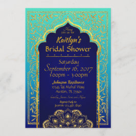 ボリウッド アラビアンナイツ ブライダルシャワー 招待状