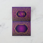 ボリウッド アラビアンナイツ 感謝カード (内部)