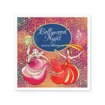 ボリウッド ナイト ダンサー レッド パープル ゴールド カスタム