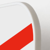 ボリキュアバンデラプエルトリコ国旗のピックボールパドル ピックルボールラケット (左詳細)