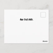 ボリクーパピプエルトリカパパ国旗 ポストカード (裏面)