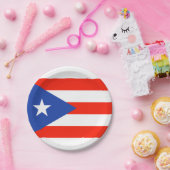 ボリクーフィエスタプエルトリカバンデラ4テレサ ペーパープレート (パーティー)