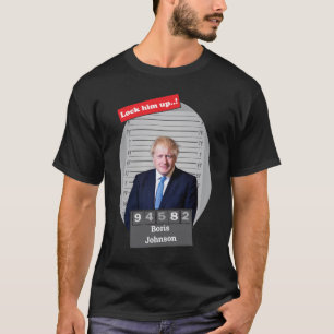 ボリスジョンソンおもしろい🤣ムグショットノベルティTシャツ Tシャツ
