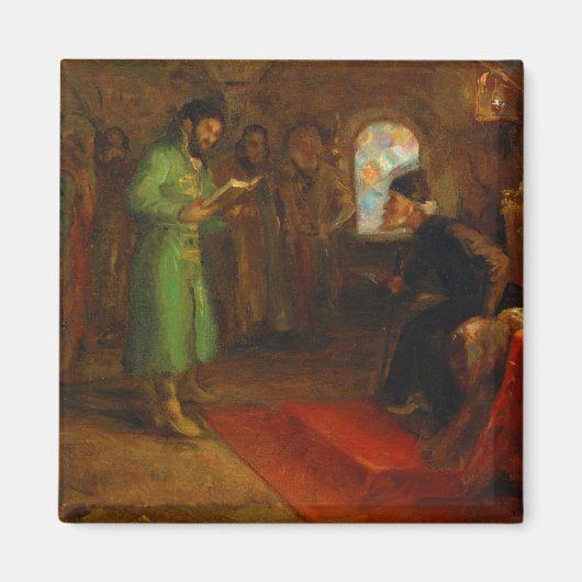 ボリス・ゴドゥノフとイヴァン・ザ・ヘブル マグネット (正面)