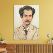 ボリス・ニコライエヴィッチ・ブガエフのポートレート（1880年～1934年） キャンバスプリント (インサイチュ (リビング))