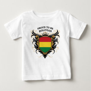 ボリビアがあること誇りを持った ベビーTシャツ